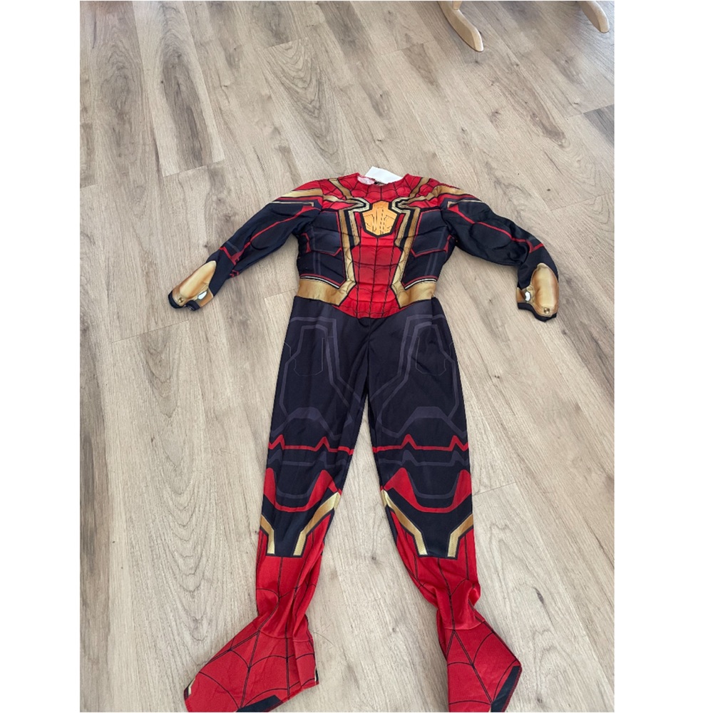 New Marvel Spiderman Costume black and red size Medium - Picture 5 of 8